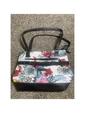 Style Co Perrie Faux Womens Handbag floral pattern
